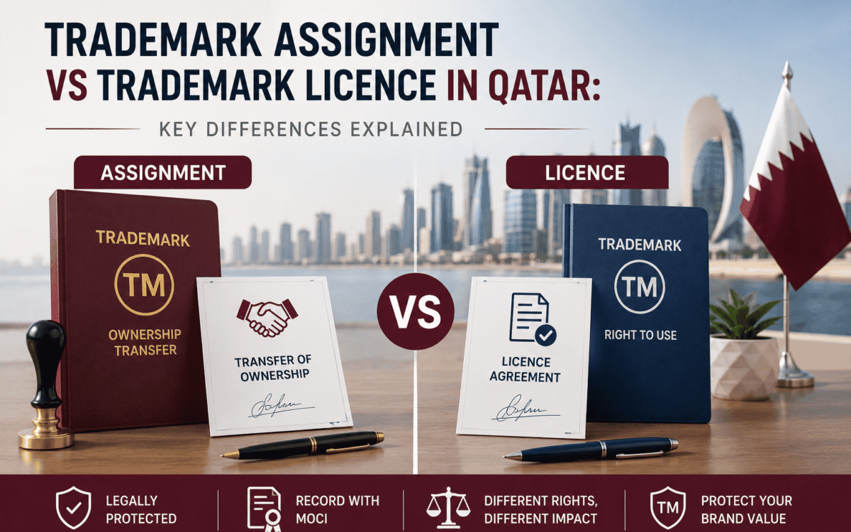 Trademark Assignment vs Trademark Licence in Qatar